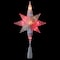 11&#x22; Lighted Clear Crystal Star of Bethlehem Tree Topper